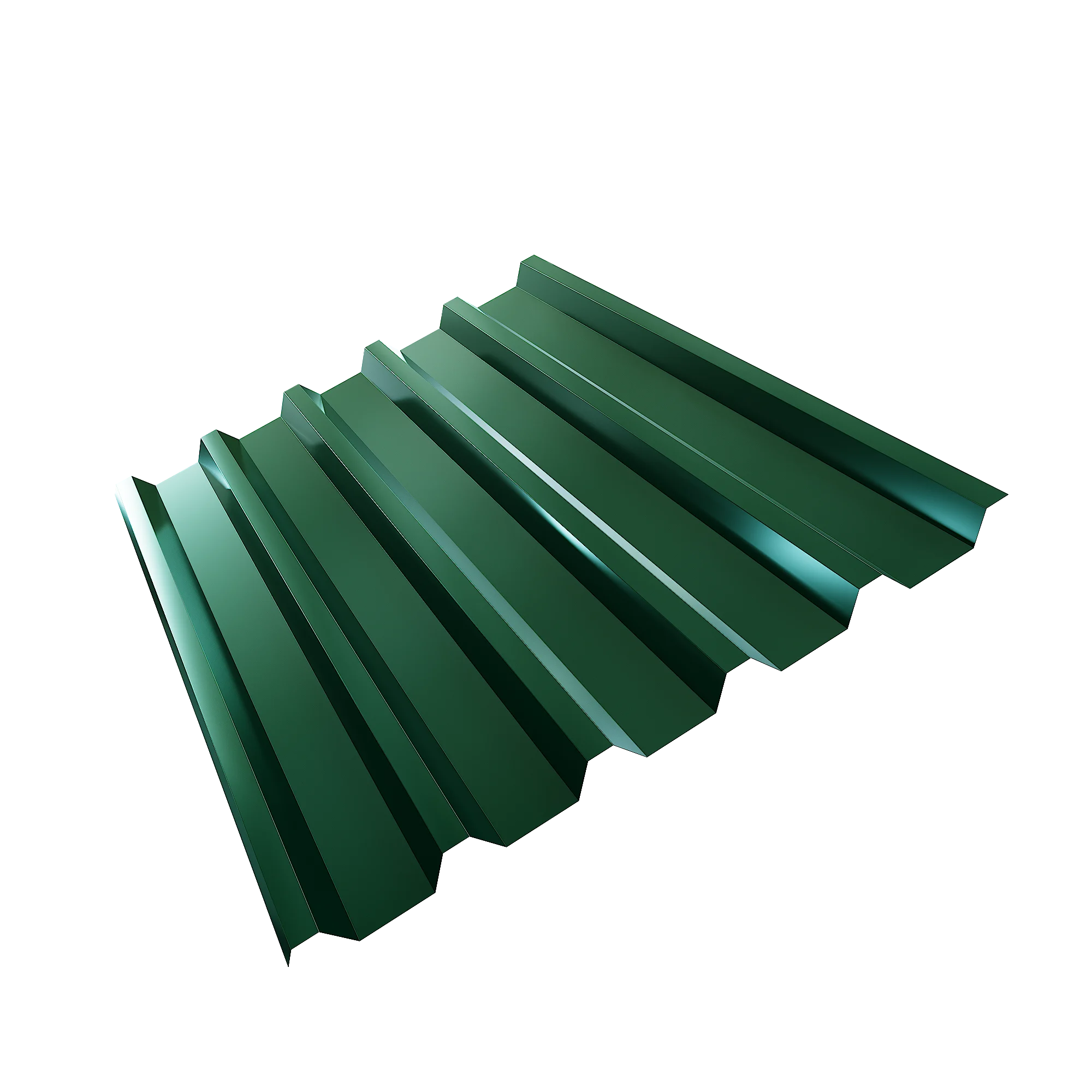 Профнастил Н-44 6005 зеленый мох