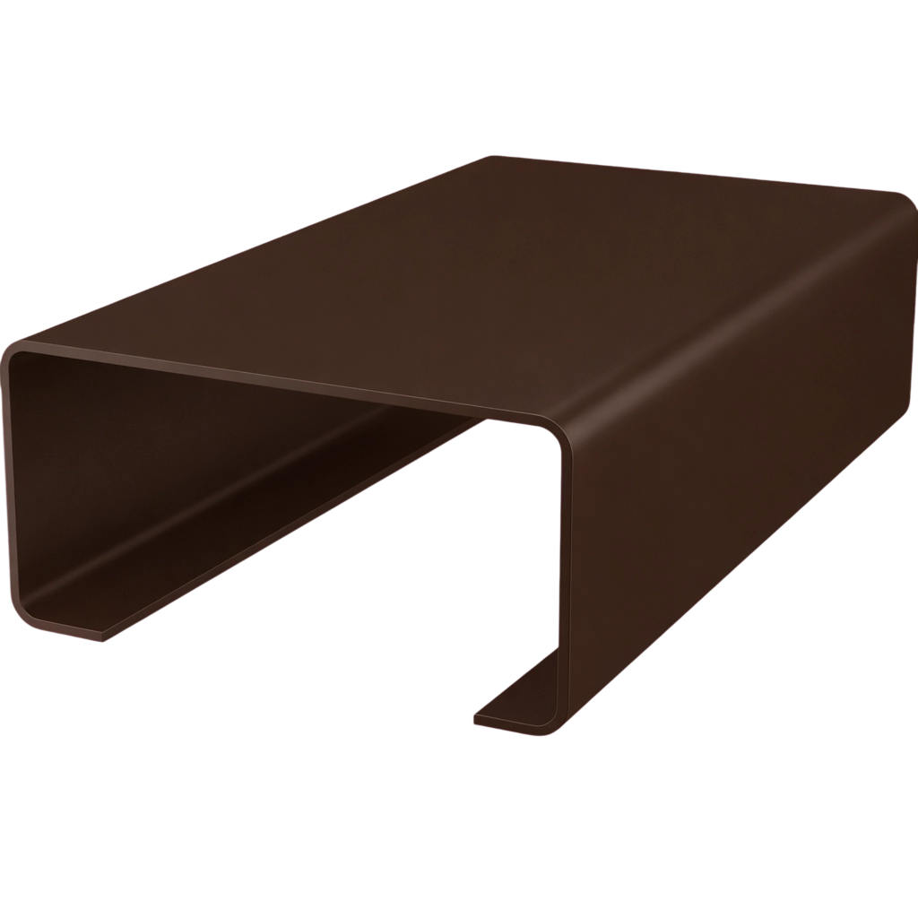 Профиль С-образный (1,2*80*70*3 000, пор. окраш. 8017 шоколад)