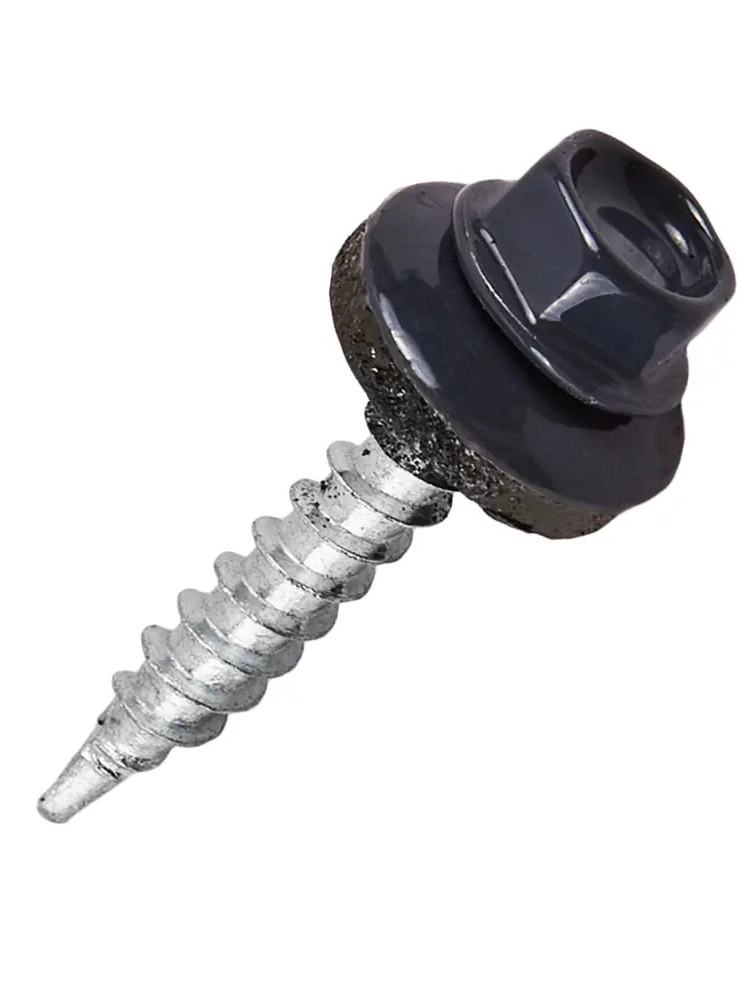 Саморез кровельный 4,8х29мм RAL7024 графит
