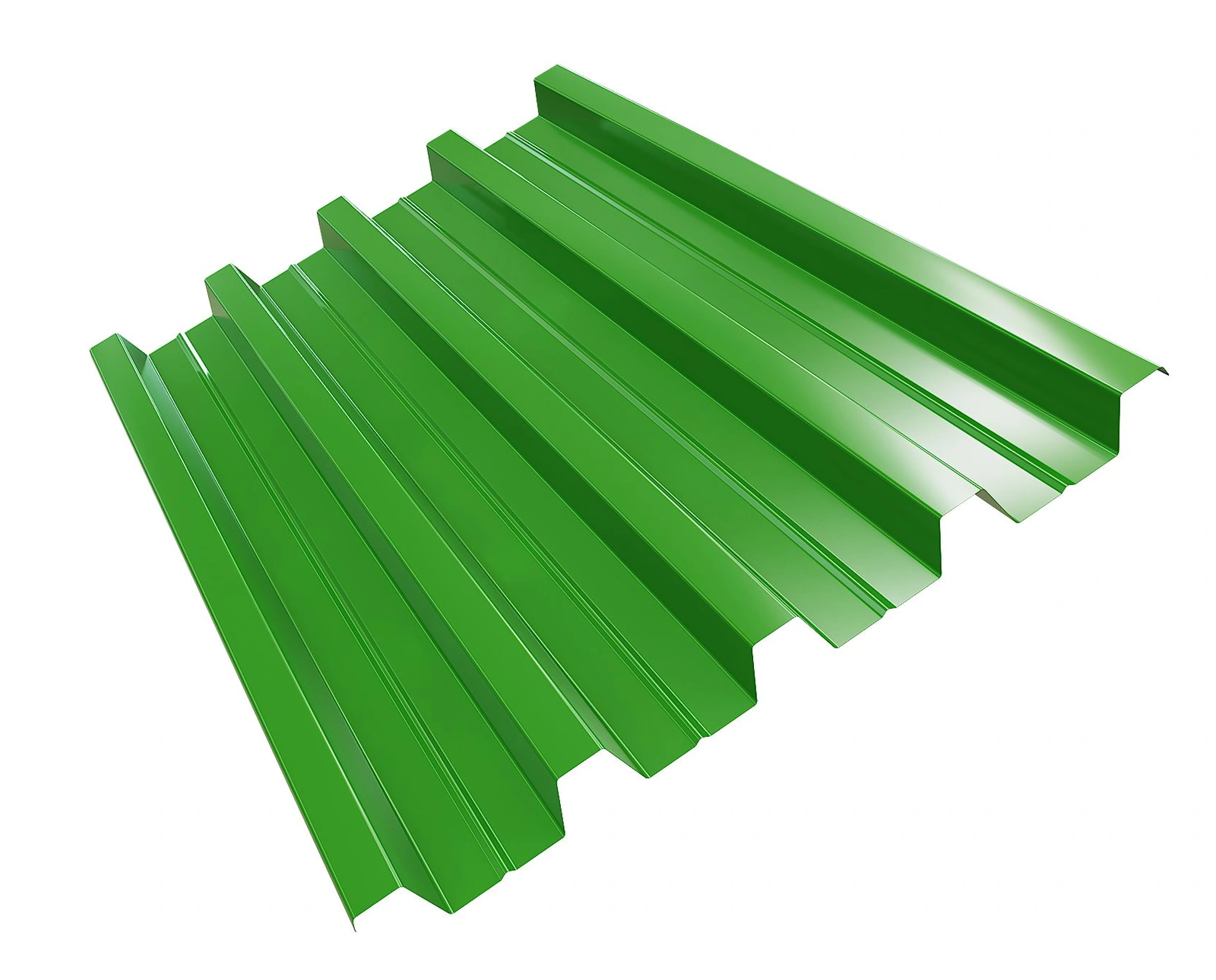 Профнастил Н-75 6002 зеленая листва