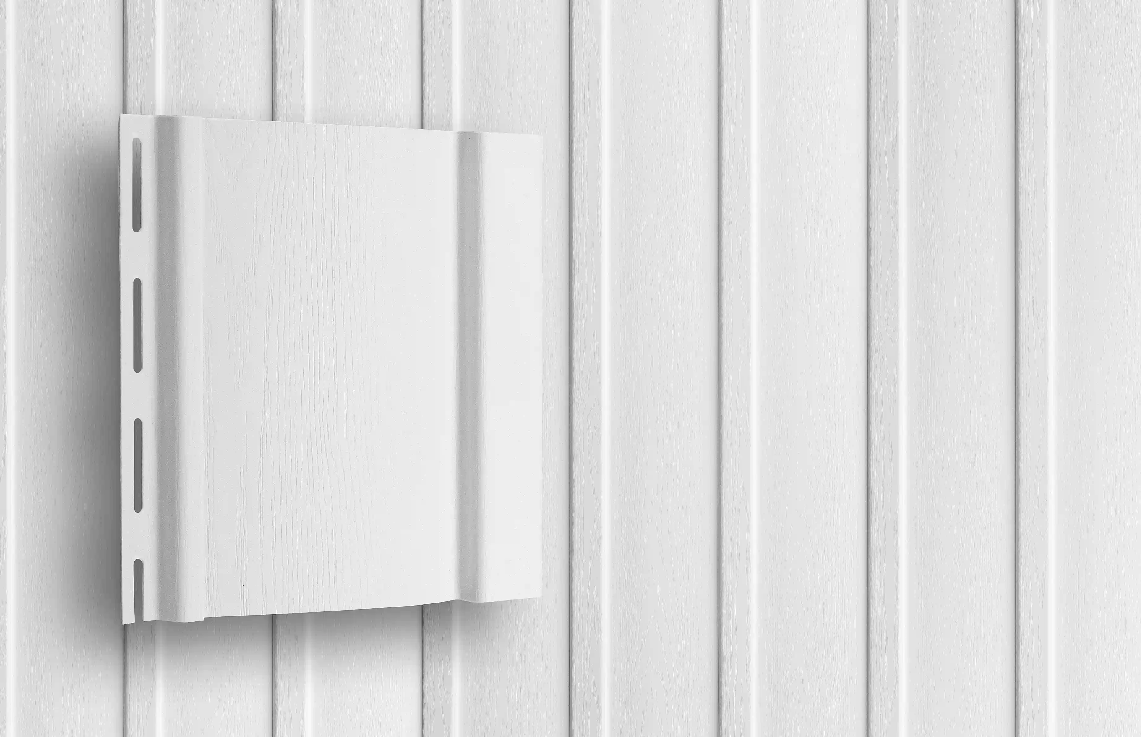 Сайдинг вертикальный Grand Line Standart белый 3000*160мм 0,48м²