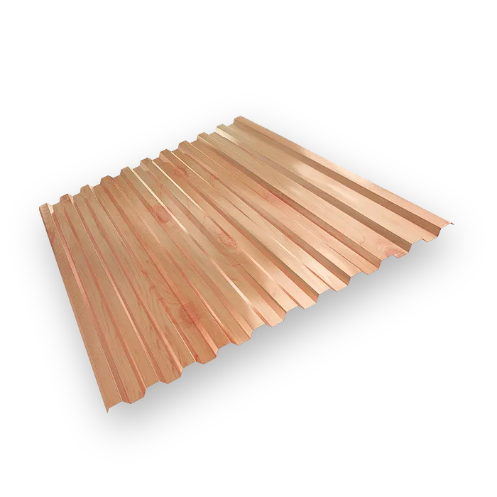 Профнастил НС-21 орех 3Д