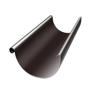 Желоб водосточный металл Optima (коричневый) 125 мм L=3000 мм