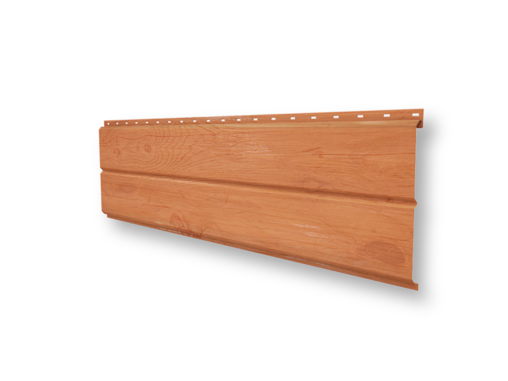 Сайдинг металлический "Евробрус" 255 (230) ПА, ПХ, ПЮС (0,45/золотой орех 3Д)