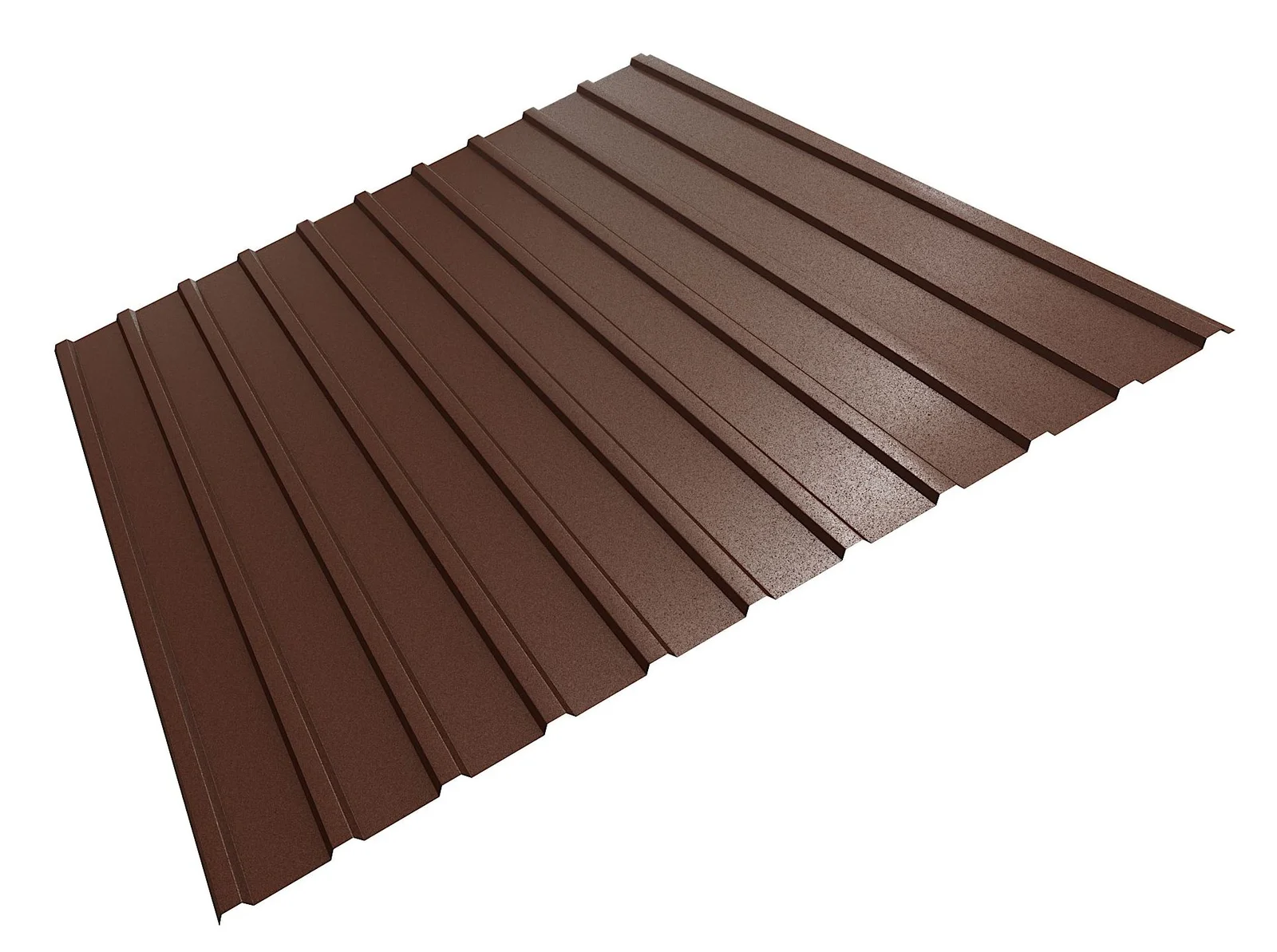 Профнастил С-10 (Р) 8017 шоколад мат