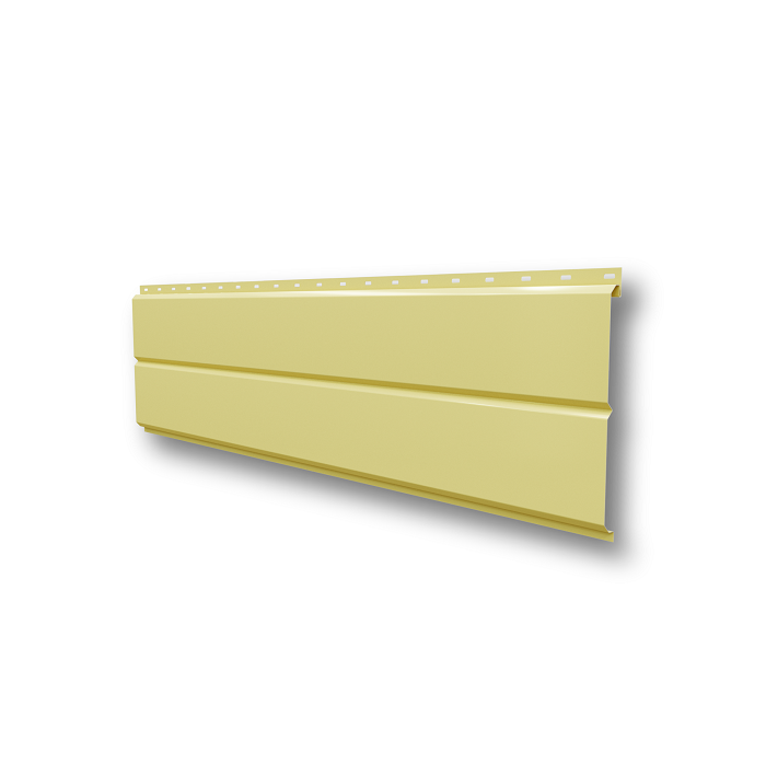 Сайдинг металлический "Евробрус" 255 (230) ПА, ПХ, ПЮС (0,45/1014 бежевый)