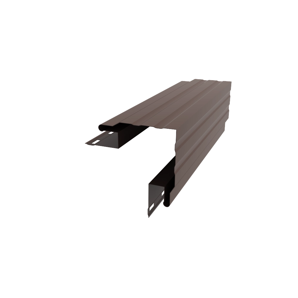 Угол внешний сложный 80 x 80 ДАМИР (0,45/пор. окраш. 8017 шоколад)