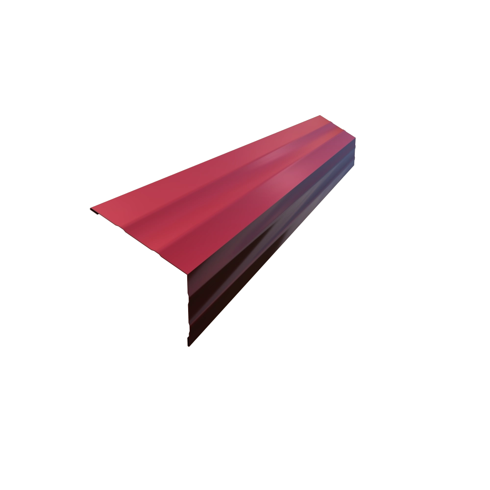 Карнизная планка 98 х 64 ДАМИР (0,45/3005 красное вино)