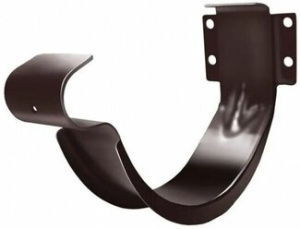 Карнизный крючок короткий 125 мм металл Optima (коричневый)