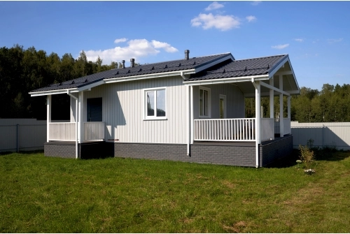 Сайдинг вертикальный GRAND LINE Standart серый 3000*193мм 0,48м² в Артеме