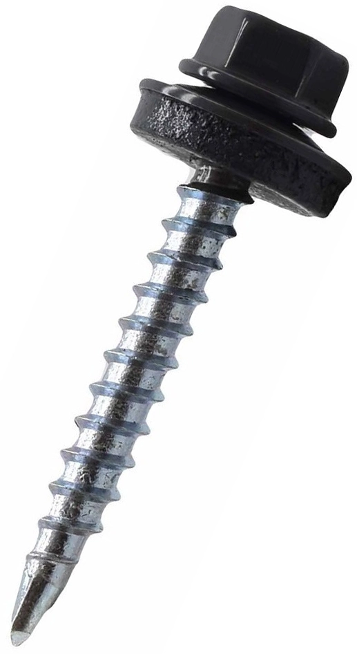 Саморез кровельный 4,8х35мм RAL7024 графит