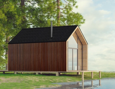 Гибкая черепица SHINGLAS "ФАЗЕНДА" двухслойная 2,6 м² (черный) в Артеме