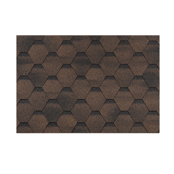 Гибкая черепица Шинглас SHINGLAS Финская Соната (однослойная) 3кв.м. (коричневый)