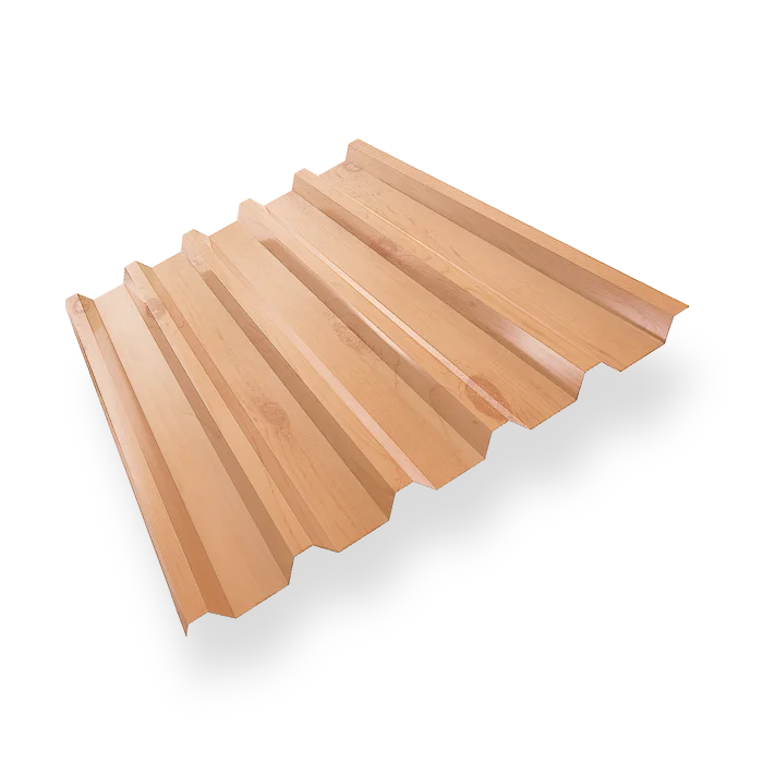 Профнастил Н-44 орех 3Д