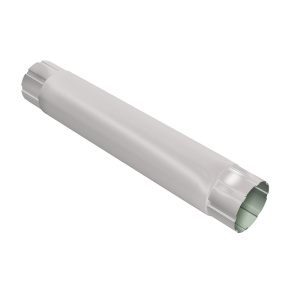 Труба соединительная металл Optima (белый) 90 мм L=1000 мм