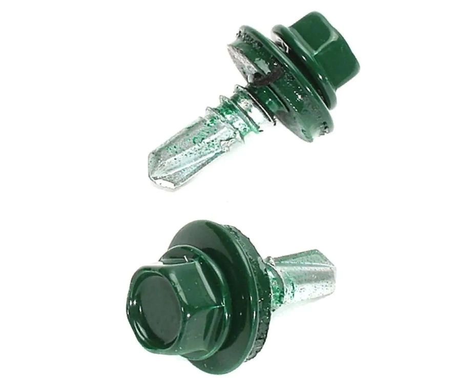 Саморез кровельный 5,5х19мм RAL6005 зелёный мох