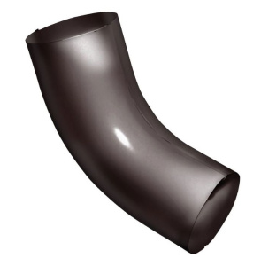 Колено трубы 60 гр. металл GrandLine (RAL 8017 шоколад) 100 мм