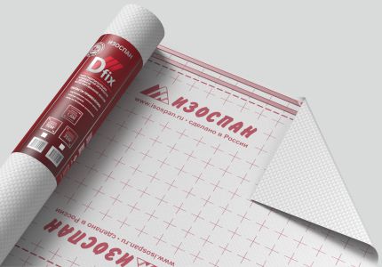 Пленка ИЗОСПАН D fix Гидро-ветрозащитная 70кв.м. в Артеме