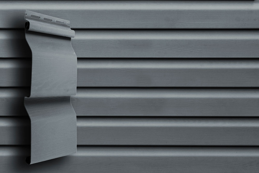 Сайдинг виниловый Grand Line 3000x203 мм графит 0,609 м²