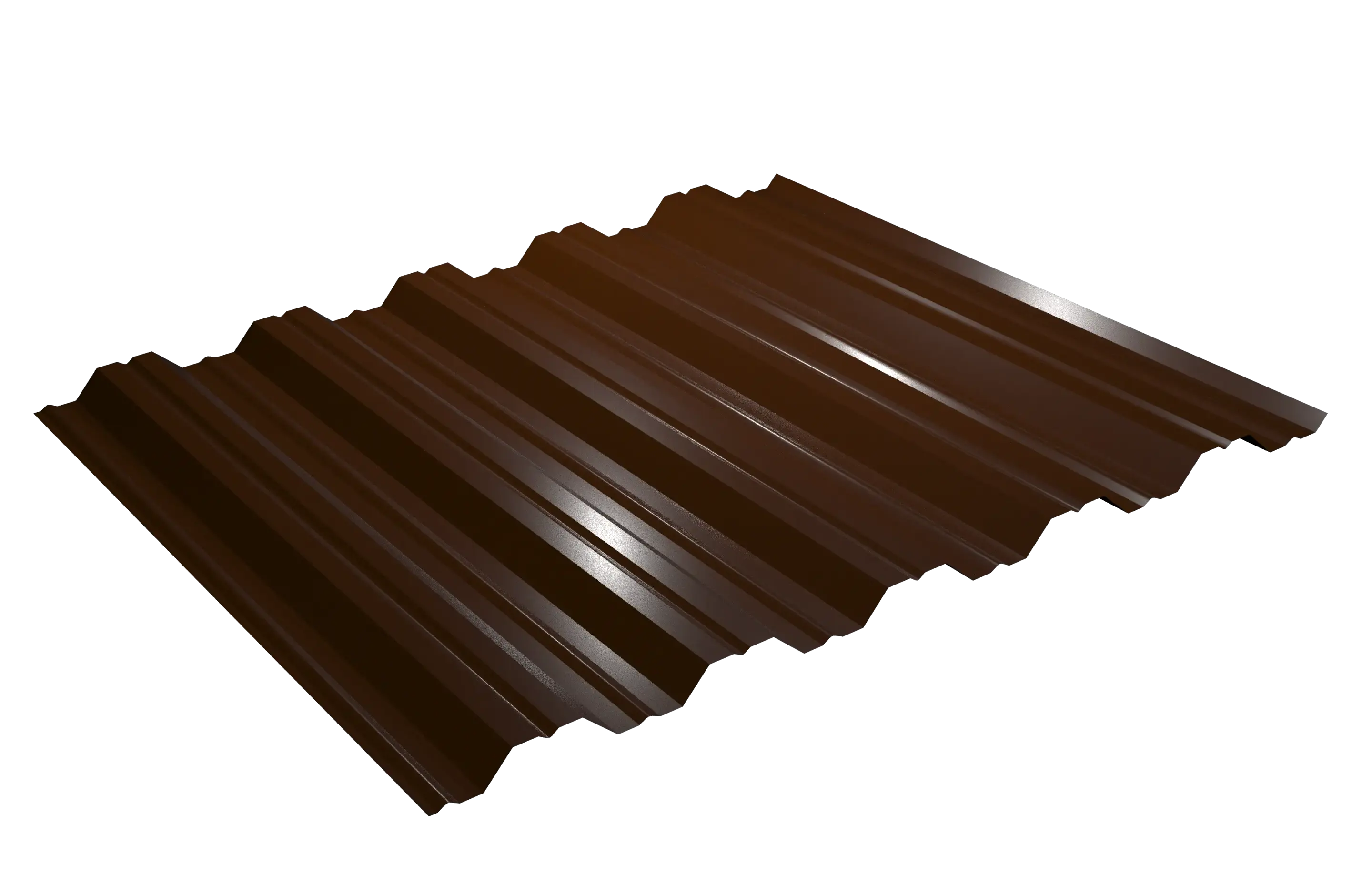 Профнастил НС-35 1070 (1000) ПА, ПХ, ПЮС, ПИ, ПАнг (0,4/8017 шоколад)