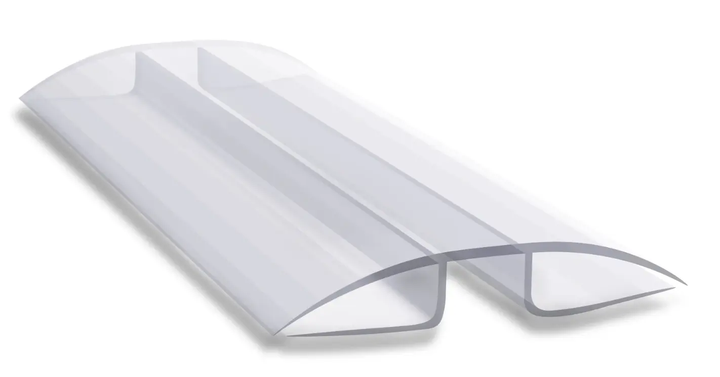 Профиль коньковый КН прозрачный 4-6х6000мм