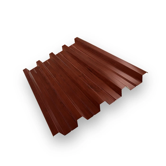 Профнастил Н-75 античный дуб 3Д