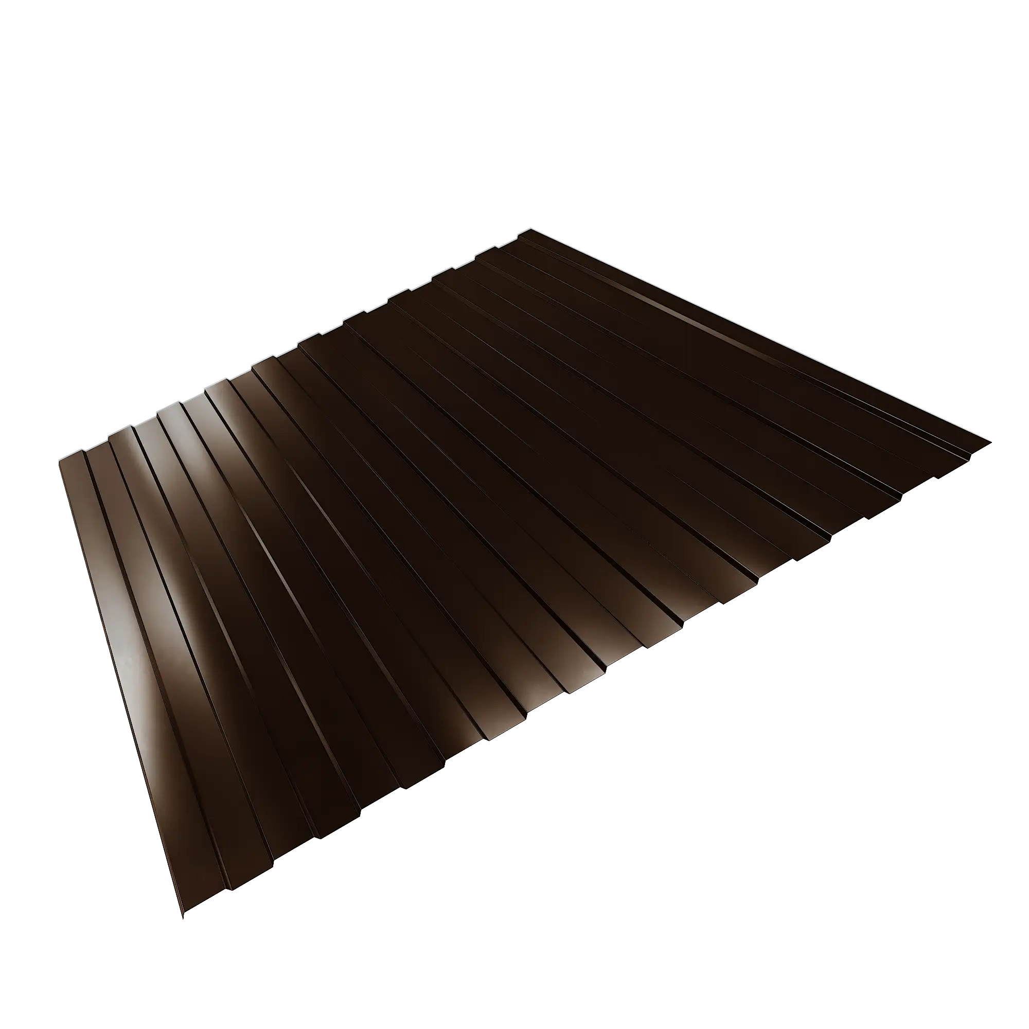 Профнастил С-8 8017 шоколад мат