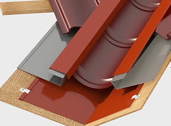 Ендова полукруглая 220 x 90 ДАМИР (0,45/7024 графит МАТ) в Артеме