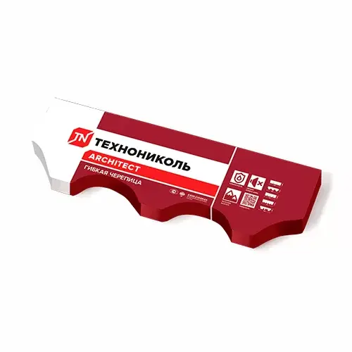 Гибкая черепица SHINGLAS "ФИНСКАЯ СОНАТА" однослойная 3 м² (серая) в Артеме