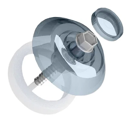 Термошайба для сотового поликарбоната с уплотнительным кольцом прозрачная