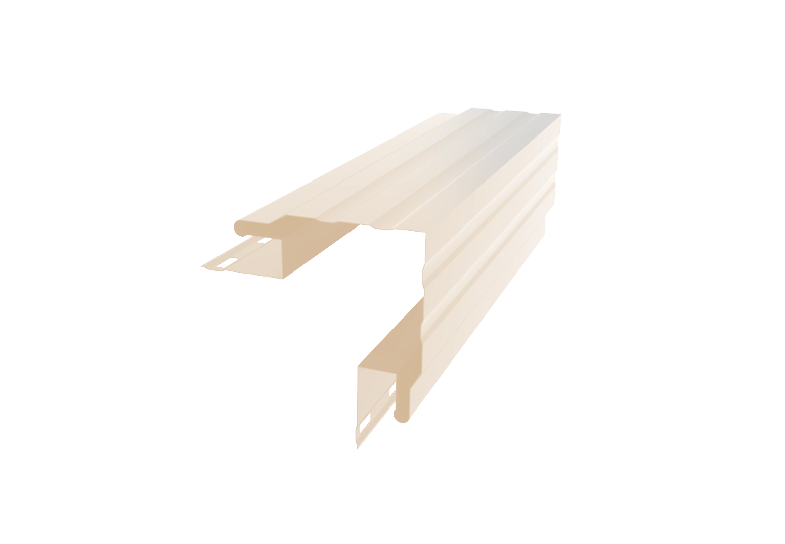 Угол внешний сложный 80 x 80 ДАМИР (0,45/пор. окраш. 1014 бежевый)