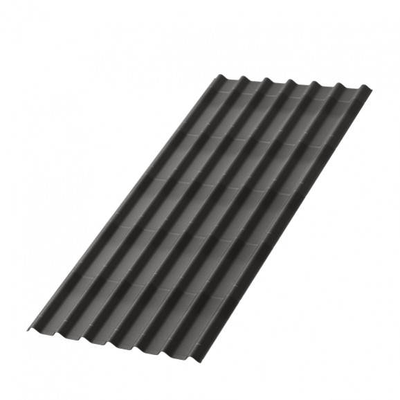 Лист Ондулин Черепица 950х1950мм (графит)